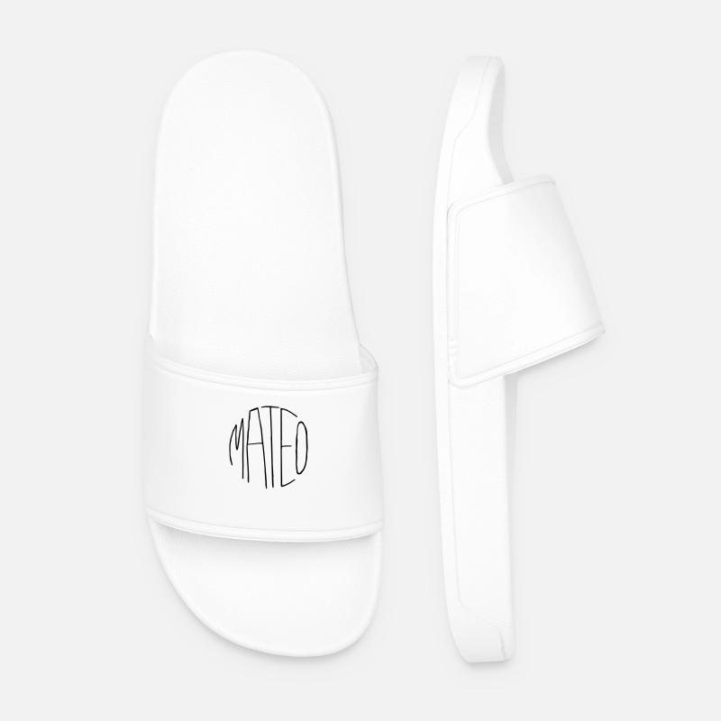Mateo - Men’s Pool Sliders - white
