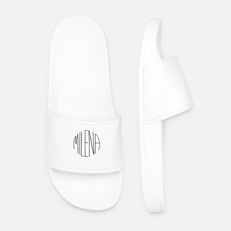 Milena - Men’s Pool Sliders - white