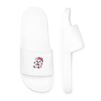 Bébé ours polaire fille - Claquettes Homme - blanc - Devant