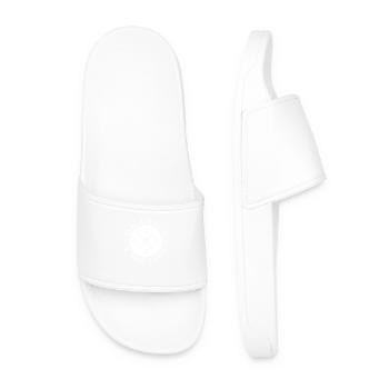 Mallorca 2025 Palm Tree - Men’s Pool Sliders - white - Front