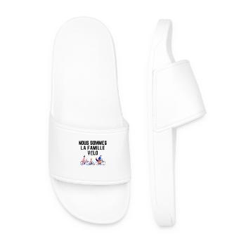 Family Bike Light - Men’s Pool Sliders - white - Front