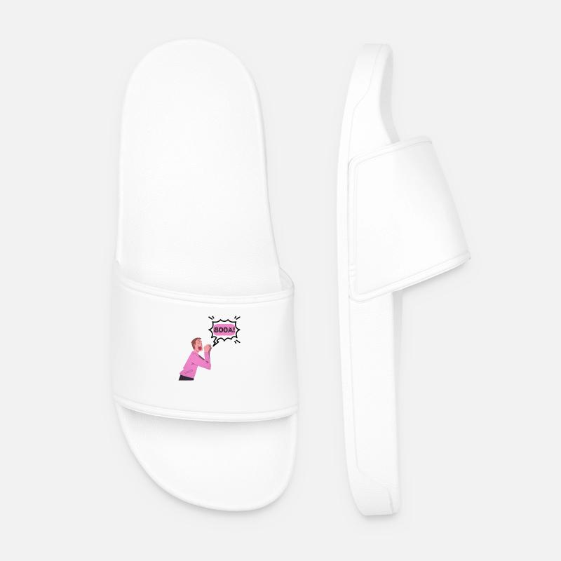 800A! - Männer Badelatschen - Weiß