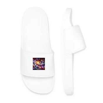 L’Univers - Claquettes Homme - blanc - Devant