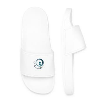 Ramadan Gift Eid Mubarak Islam Allah Muslim - Men’s Pool Sliders - white - Front