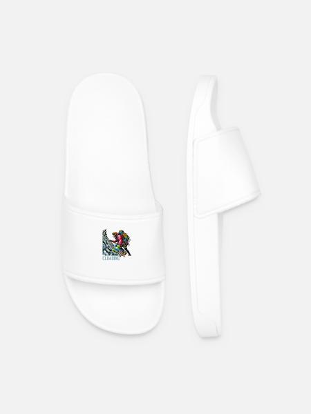 Mountaineering Climbing - Men’s Pool Sliders - white