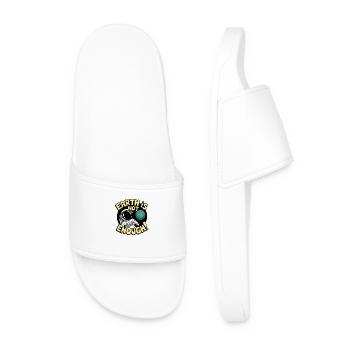 Earth Is Not Enough - Men’s Pool Sliders - white - Front