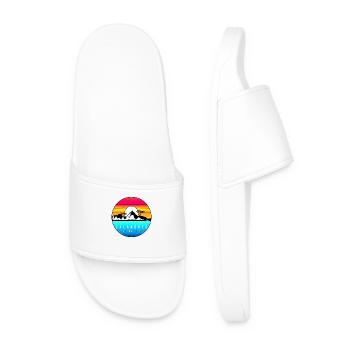 Nature Calanques Marseille Cassis national park - Men’s Pool Sliders - white - Front
