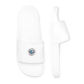Be Kind World Compassion et unité sincères - Claquettes Homme - blanc - Devant