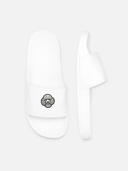 Poodle - Men’s Pool Sliders - white