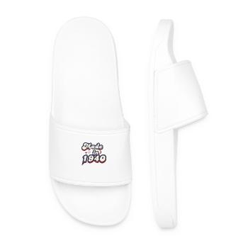 Made in 1940's Retro - Men’s Pool Sliders - white - Front
