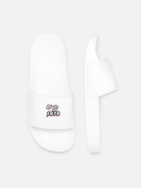 Made in 1979 Retro - Men’s Pool Sliders - white