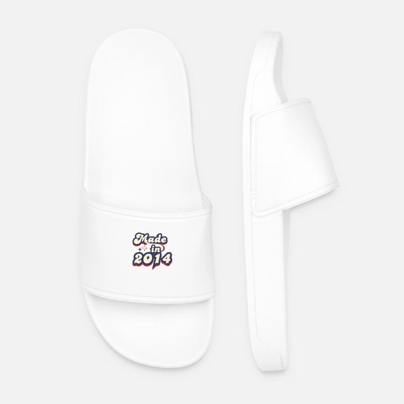 Made in 2014 retro - Men’s Pool Sliders - white