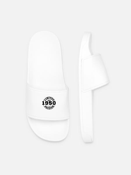 1950 Limitierte Auflage - Männer Badelatschen - Weiß