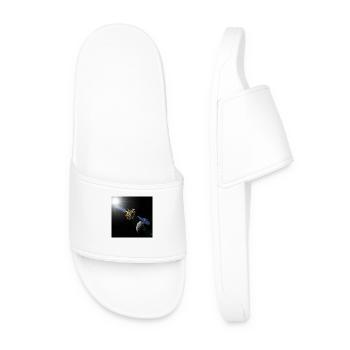 Hyabusa 2 hi in approaches Ryugu - Men’s Pool Sliders - white - Front