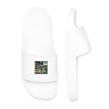 LONE HERO OF THE 90S - Men’s Pool Sliders - white - Front
