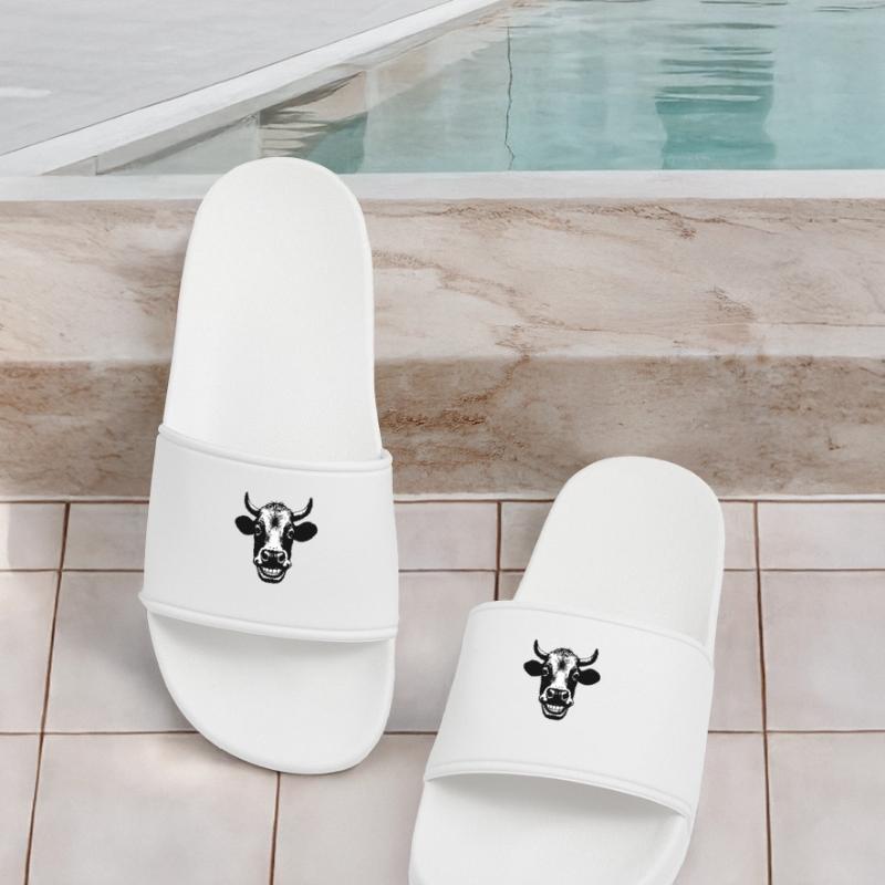 Grinning Cow Men’s Pool Sliders
