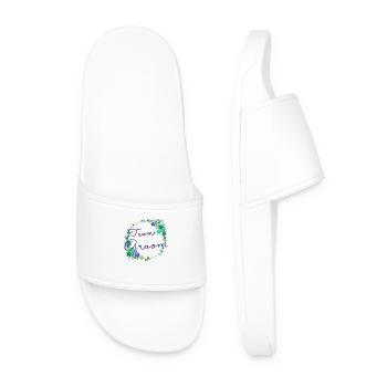 Team Groom Gay /Team Bräutigam Schwul - Men’s Pool Sliders - white - Front
