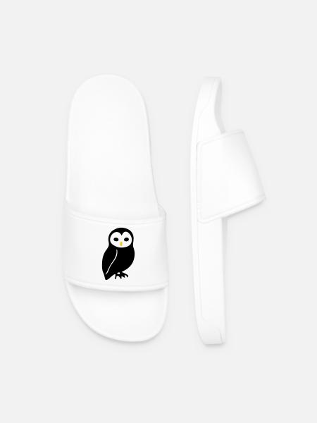 Hibou - Claquettes Homme - blanc