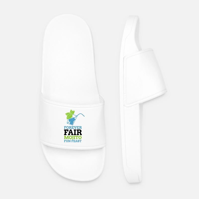 Forever Mojito Feast - Men’s Pool Sliders - white