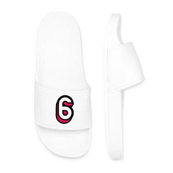 6. HAPPY BIRTHDAY. HAPPY BIRTHDAY. DIGIT - Men’s Pool Sliders - white - Front