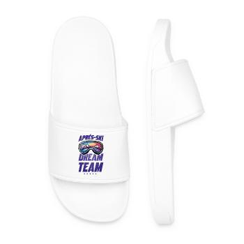 Équipe de rêve de l’après-ski - Claquettes Homme - blanc - Devant