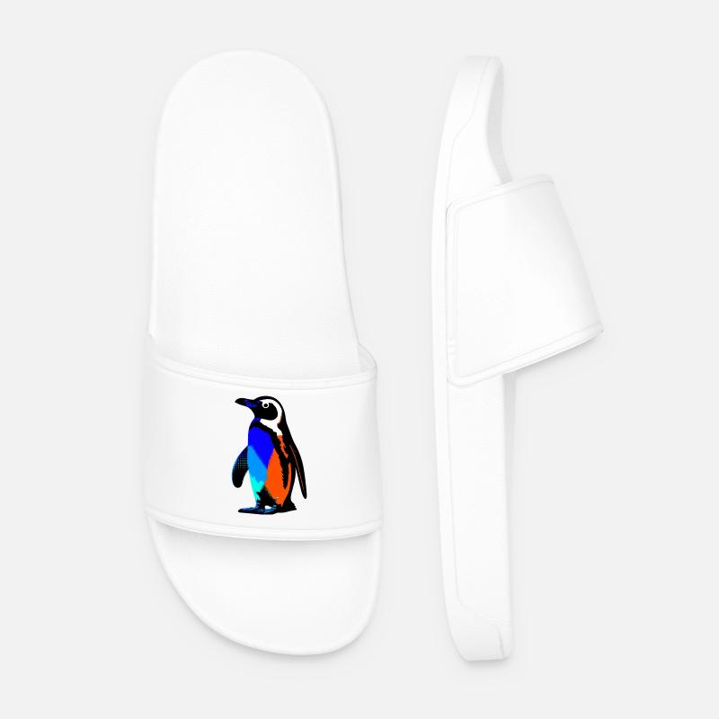Pinguin - Männer Badelatschen - Weiß
