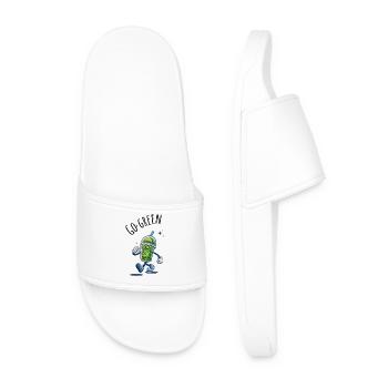 Go Green Juice 3D Mug Drôle Frais - Claquettes Homme - blanc - Devant