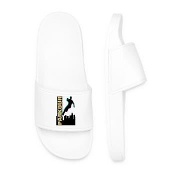 Parkour - Claquettes Homme - blanc - Devant