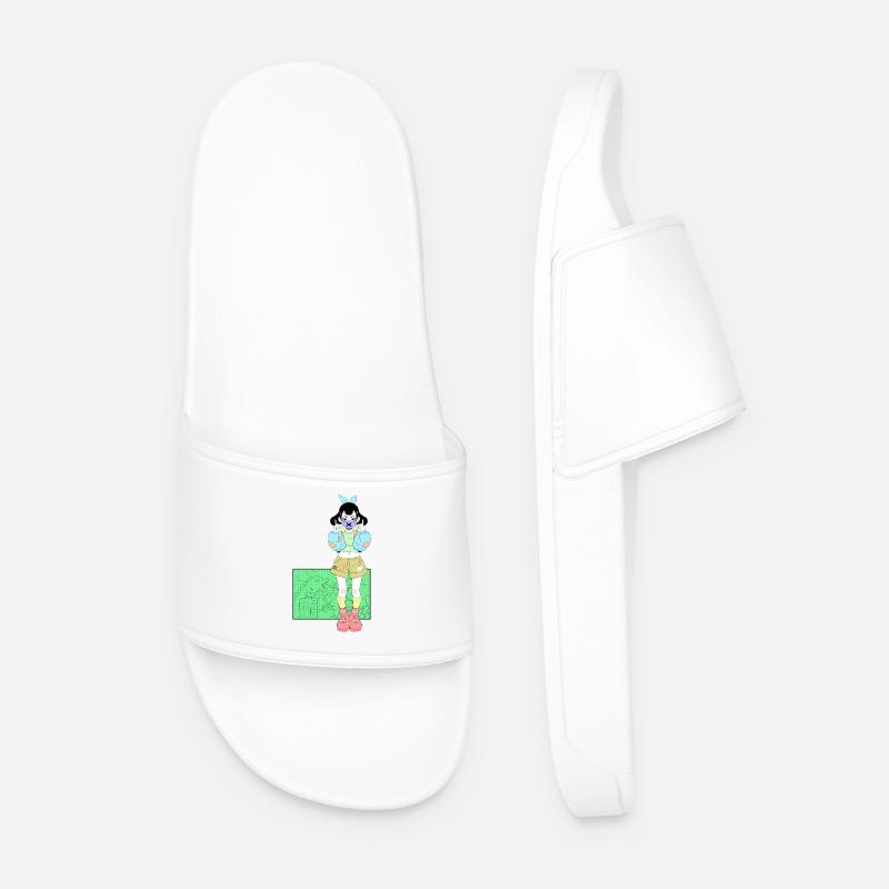 Katastrophe - Männer Badelatschen - Weiß