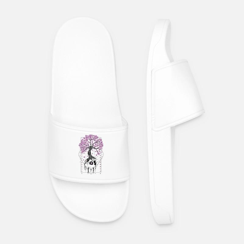 Nach dem Leben - Männer Badelatschen - Weiß