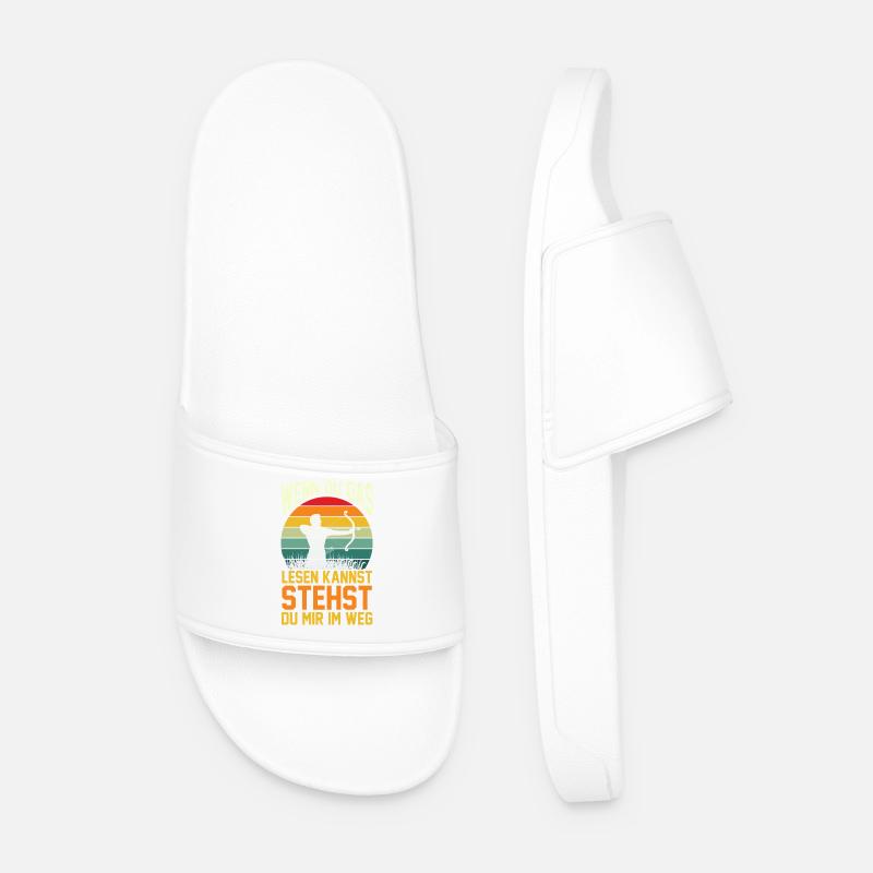 Archery Archery Archery - Men’s Pool Sliders - white