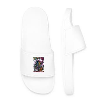 Le pouvoir du rock - Claquettes Homme - blanc - Devant