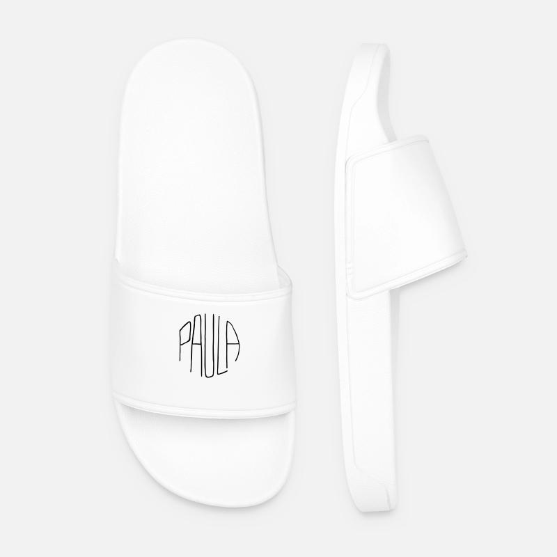 Paula - Männer Badelatschen - Weiß