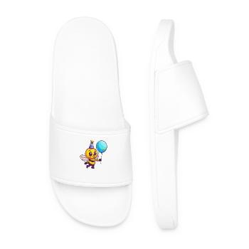 Abeille Anniversaire Bébé - Claquettes Homme - blanc - Devant