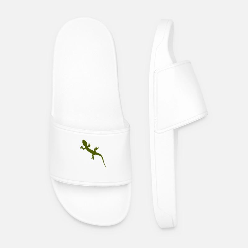 gecko - Männer Badelatschen - Weiß
