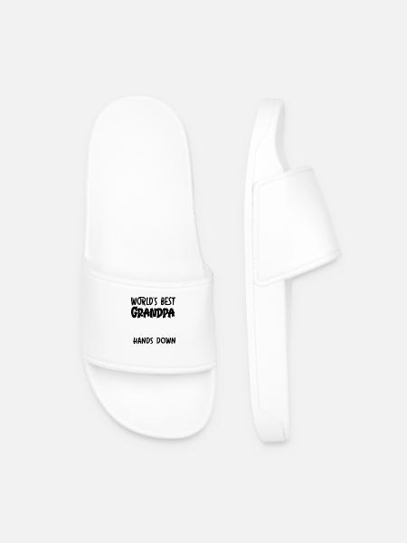 'S Werelds beste opa zonder twijfel - Mannen slippers - wit