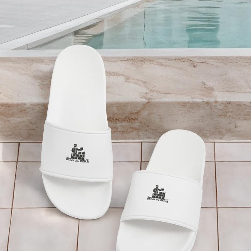 Brique par brique - Meme Saying Claquettes Homme