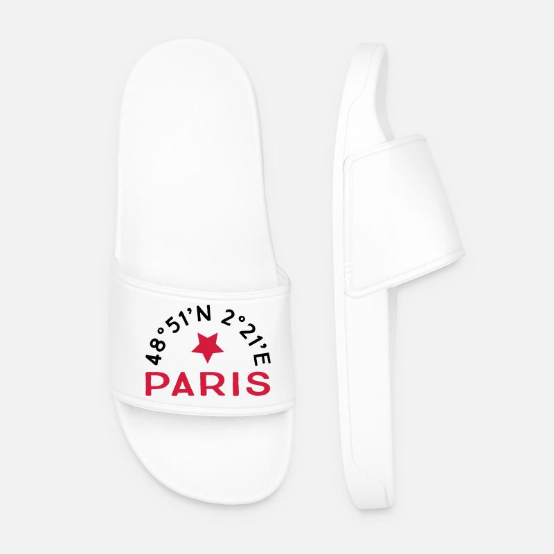 Paris - Men’s Pool Sliders - white