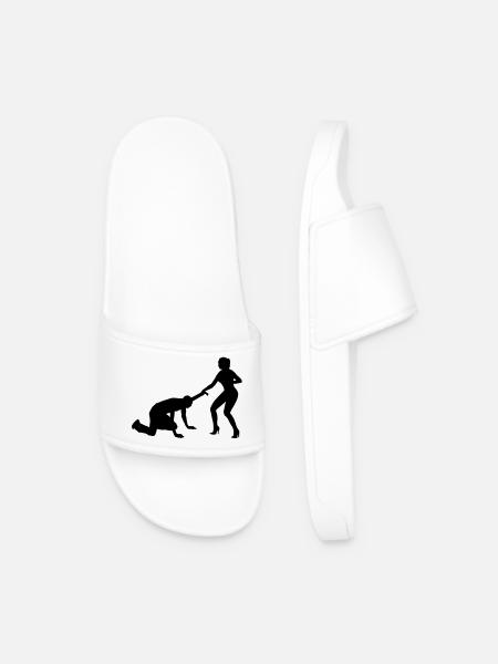 Junggesellenabschied - Men’s Pool Sliders - white