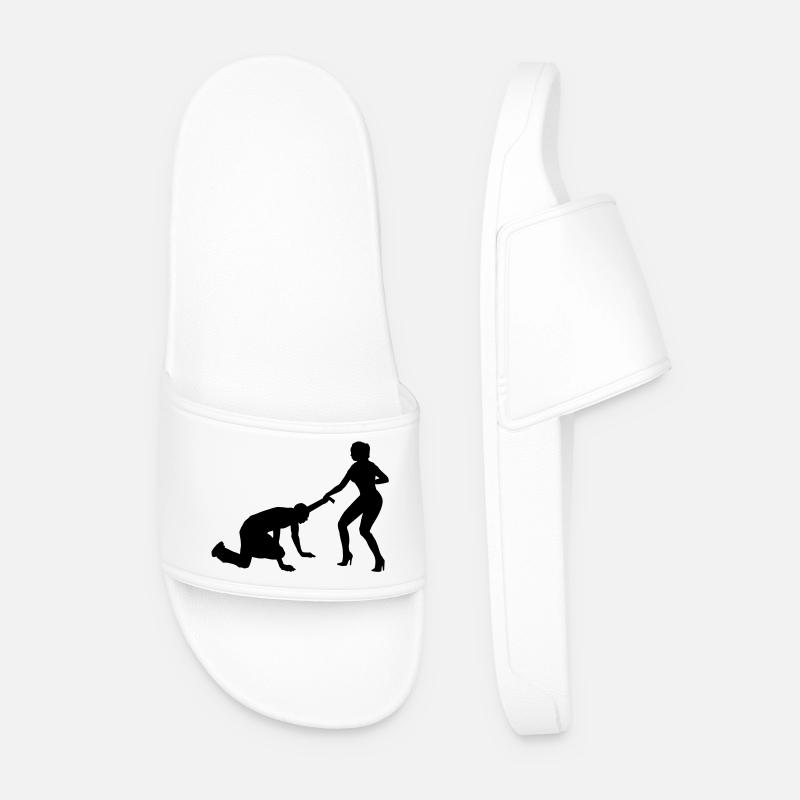 Junggesellenabschied - Men’s Pool Sliders - white
