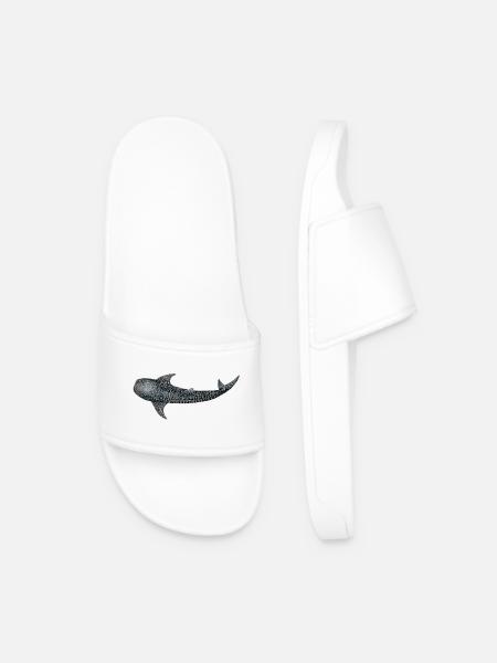 Whale shark - Men’s Pool Sliders - white