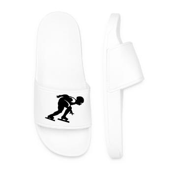 short track - Men’s Pool Sliders - white - Front