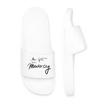 Bonne fête des mères - Claquettes Homme - blanc - Devant