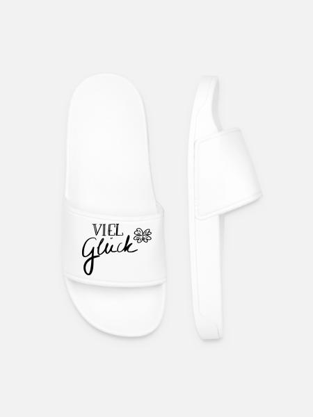 Viel Glück - Claquettes Homme - blanc