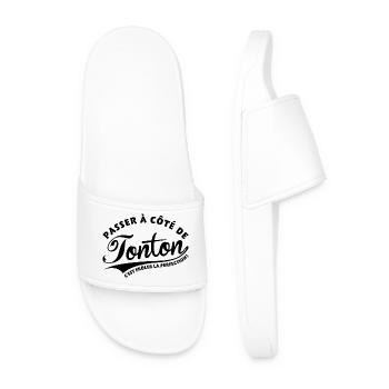 Tonton Perfection - Claquettes Homme - blanc - Devant