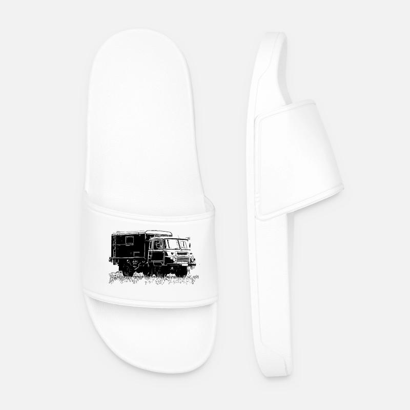 Robur LO 2002 Box Truck - Men’s Pool Sliders - white