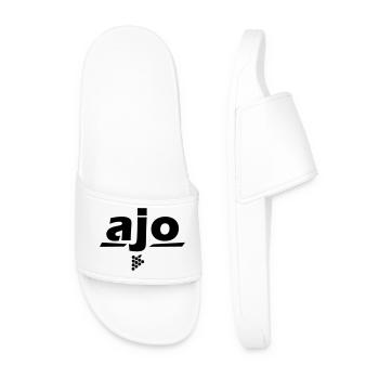 ajo alla - Männer Badelatschen - Weiß - Vorne