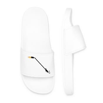 Roofer gas burner - Men’s Pool Sliders - white - Front