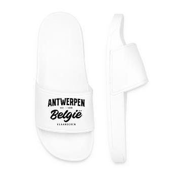 Design Belgique d’Anvers – City Classics avec Fla - Claquettes Homme - blanc - Devant