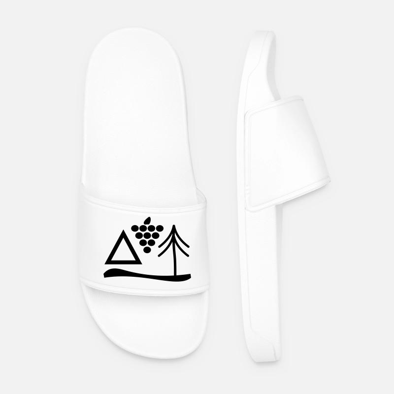 Timeout - Men’s Pool Sliders - white